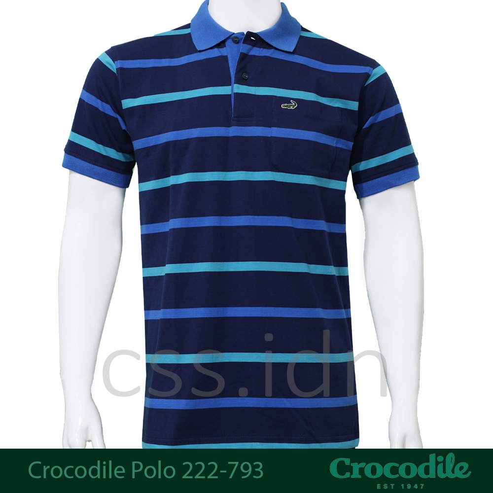 Kaos Kerah Polo Pria Crocodile Slim Fit 222-793