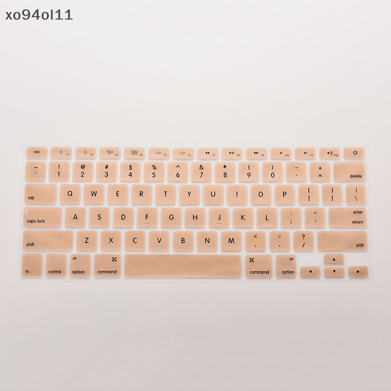 Xo Case Penutup Kulit Keyboard Bahan Silikon Untuk Macbook Air Pro 13.15.17&quot; Inch OL