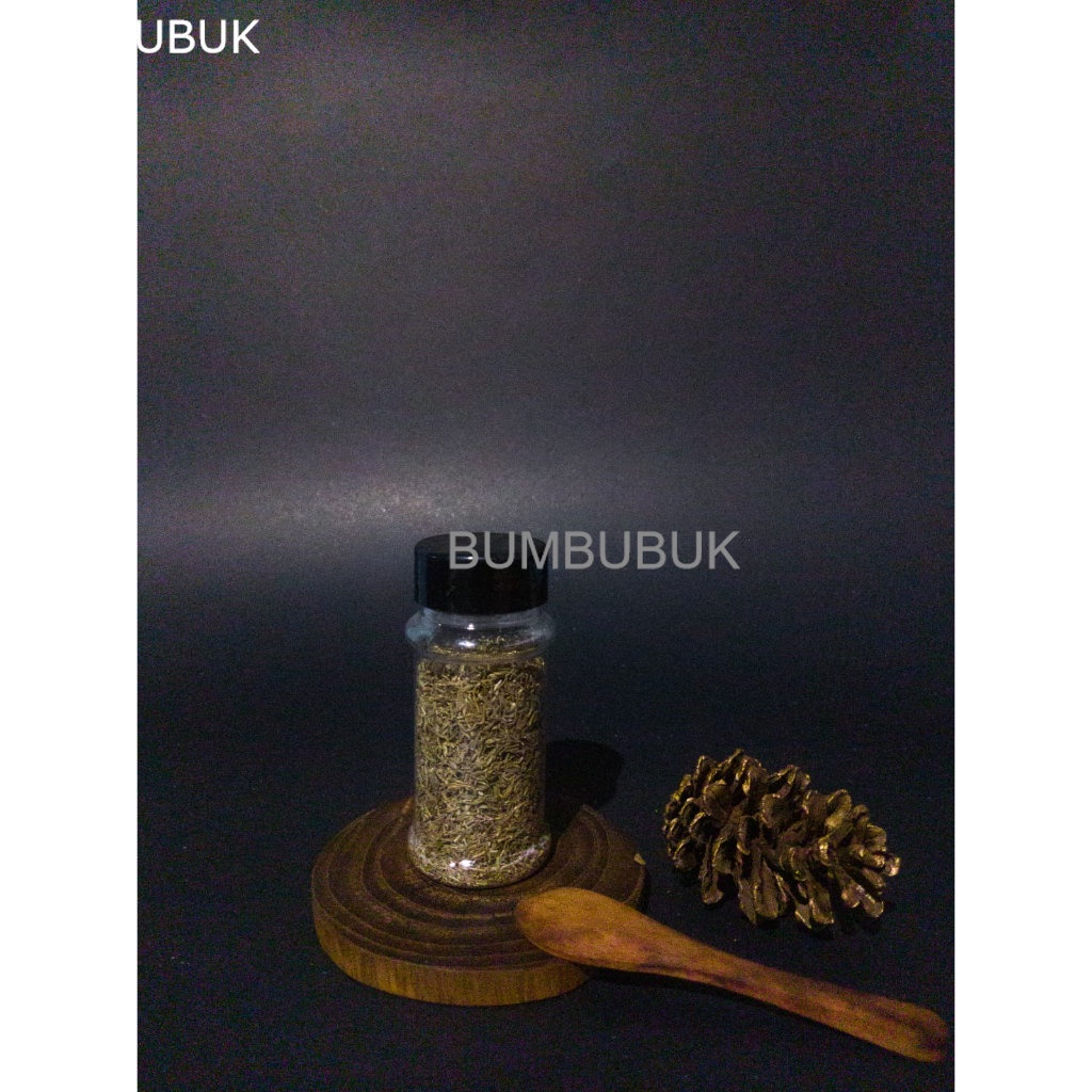 

Bumbubuk Thyme 25gr Botol / Daun Thyme / Daun Thyme Kering / Dried Thyme / Italian Herbs