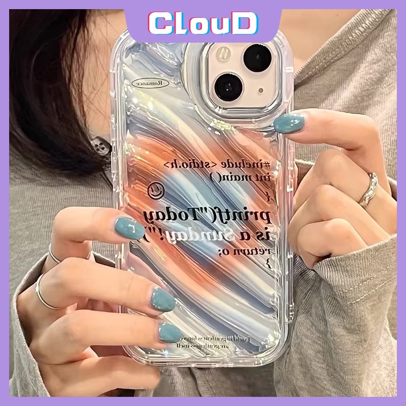 IPHONE Case Kompatibel Untuk Iphone6 6S 78 Plus XR 7Plus X XS Max SE 2020 13 11 14 12 Pro Max Kreatif Huruf Dazzle Kartu Laser Warna 3D Stereo Korgasi Cinta Hati Butterfly Case