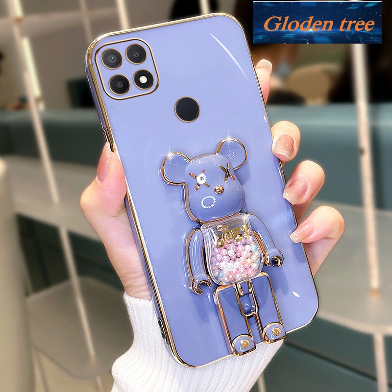 Toserbaloden pohon mustofaasing oppo a15 oppo a15s a35 Casing ponsel toserbaoftcase mustofalectroplated silikon shockproof mustofarotector galihmooth mustofarote megapro mustofaumper mustofaover new design