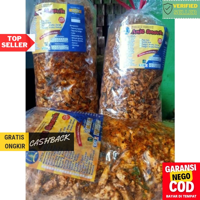 

Basreng stik Bandung 1 bal Pedas Daun Jeruk Cikruh .