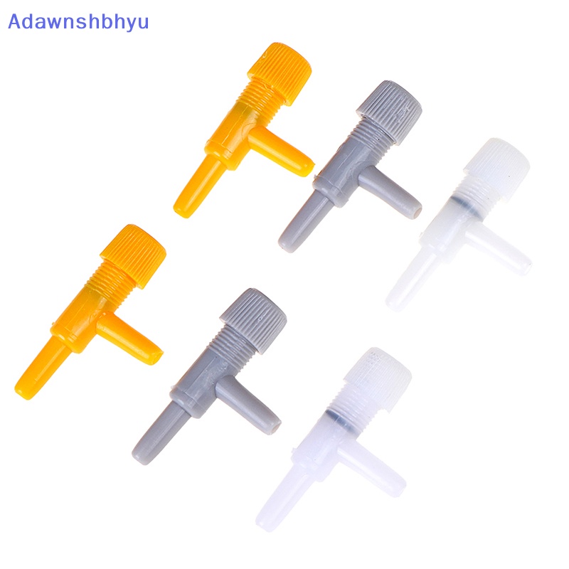 Adhyu 10Pcs Aquarium Air Line Tubing Volume Flow Control Valve Pompa Udara Oksigen   Id