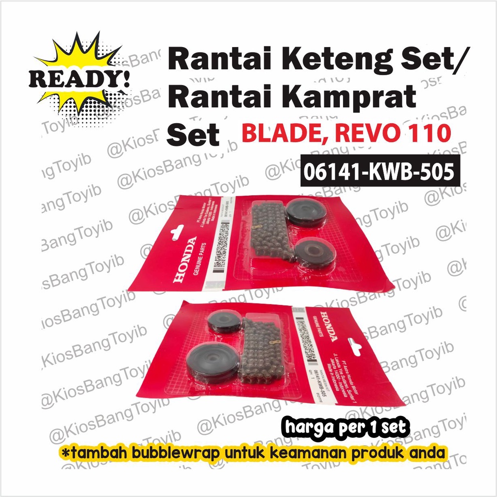 Rantai Keteng Set Rantai Mesin Kamprat BLADE REVO 110 (06141-KWB)