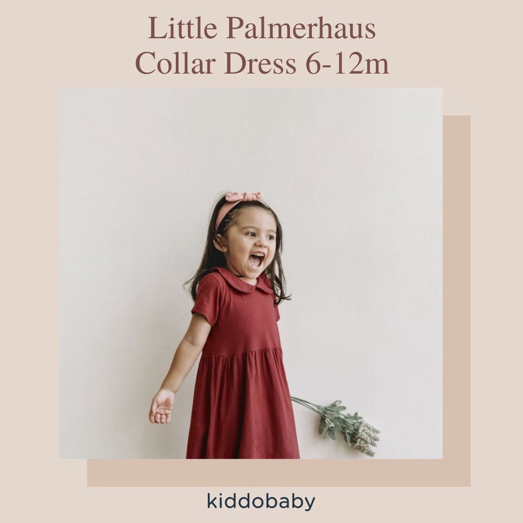 Little Palmerhaus Collar Dress 6-12m | Pakaian Anak