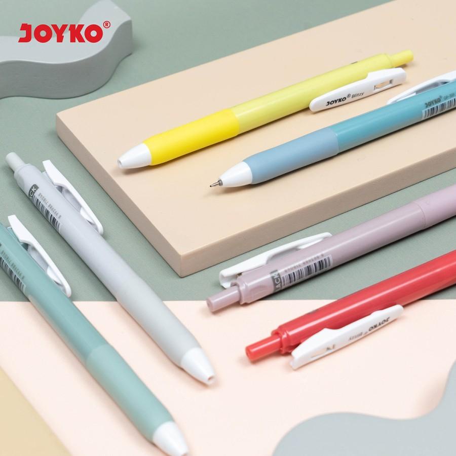 

Gel Pen JOYKO GP -359 Blitzy Bolpen Pena Tinta Jell Retracable Needle Tip 0,5mm