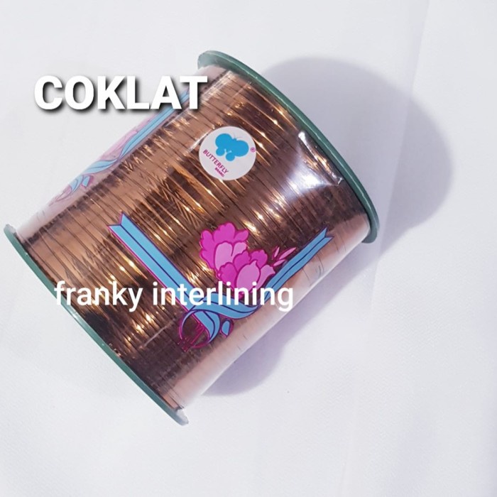 

Promo Terlaris PITA KAWAT MATELIK/SOUVENIR ISI 500 YARD (450meter) - SILVER 500 YARD