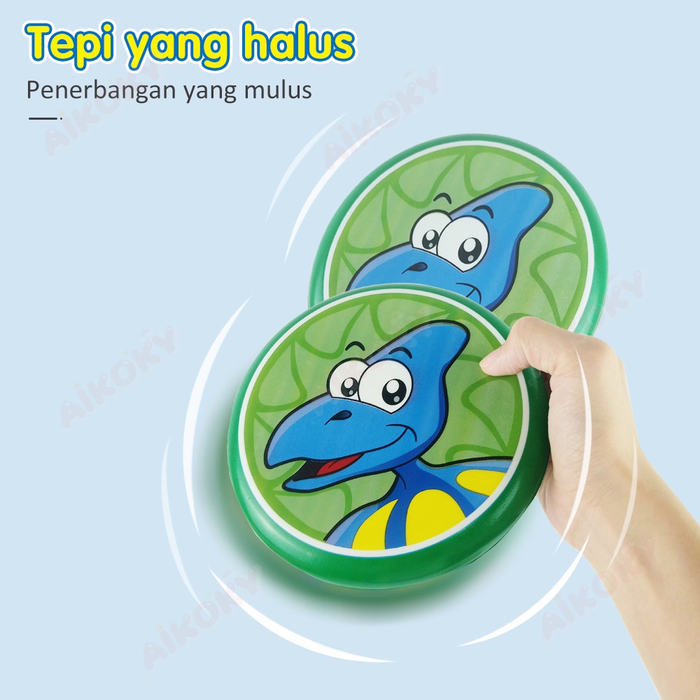 Aikoky Soft Boomerang / Outdoor Toy Main / Flying Disc / Frisbee Piring Lempar