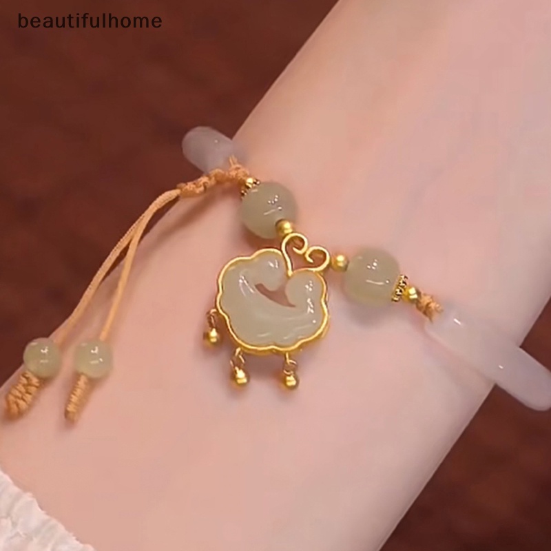 {beautifulhome} Gelang Kelinci Menenun Tali Adjustable Vintage Bracelets Hadiah Imlek.