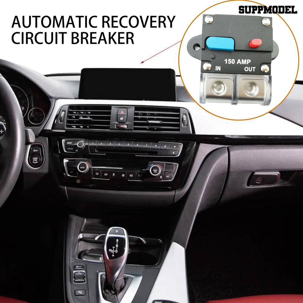 [SM] Sekering Sirkuit-Holder Saklar Tipe Mudah Dipasang Perlindungan Tahan Api Yang Efektif Tahan Panas Kekuatan Tinggi Pemulihan Otomatis Pemutus Arus Aksesori Mobil