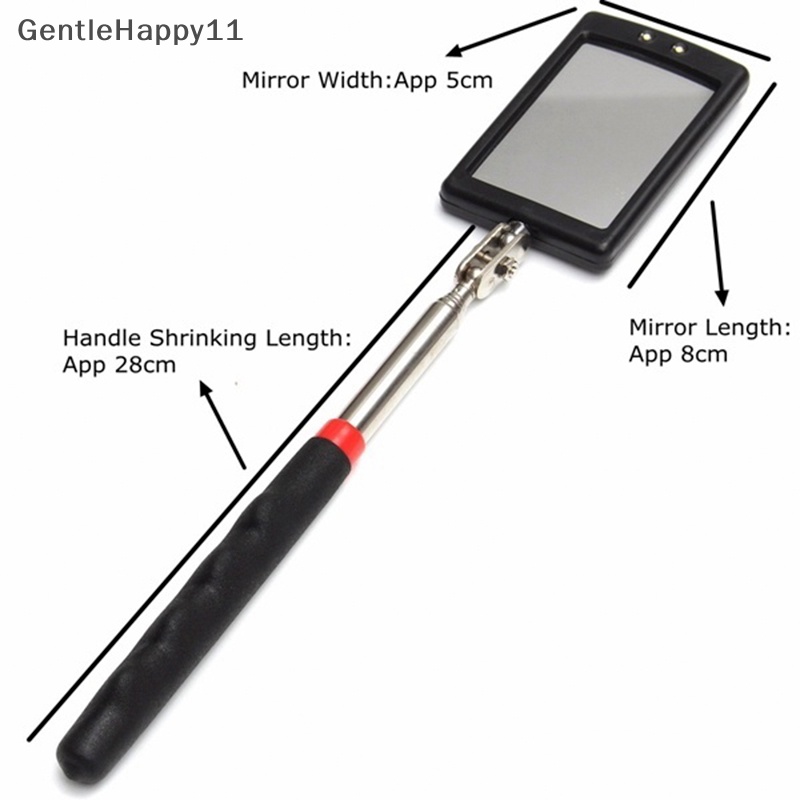 Gentlehappy Telescopc Inspection Mirror/Memperpanjang Kaca Cermin Deteksi Mekanik Pulpen Sudut Mobil id