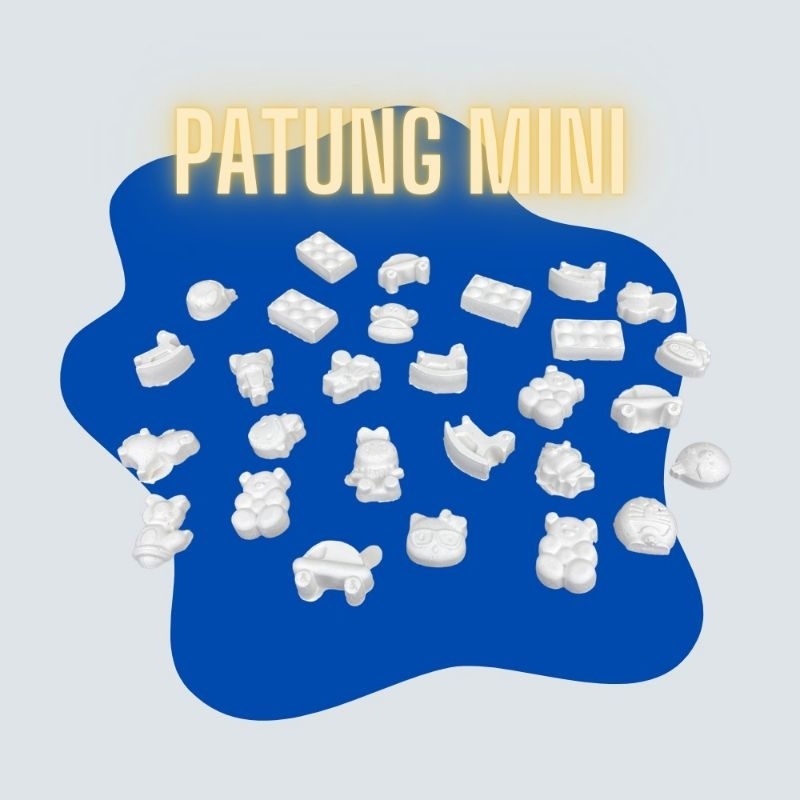 Mainan Edukasi Melukis Patung Lukis MINI Gipsum Gypsum Cat Warna Montessori