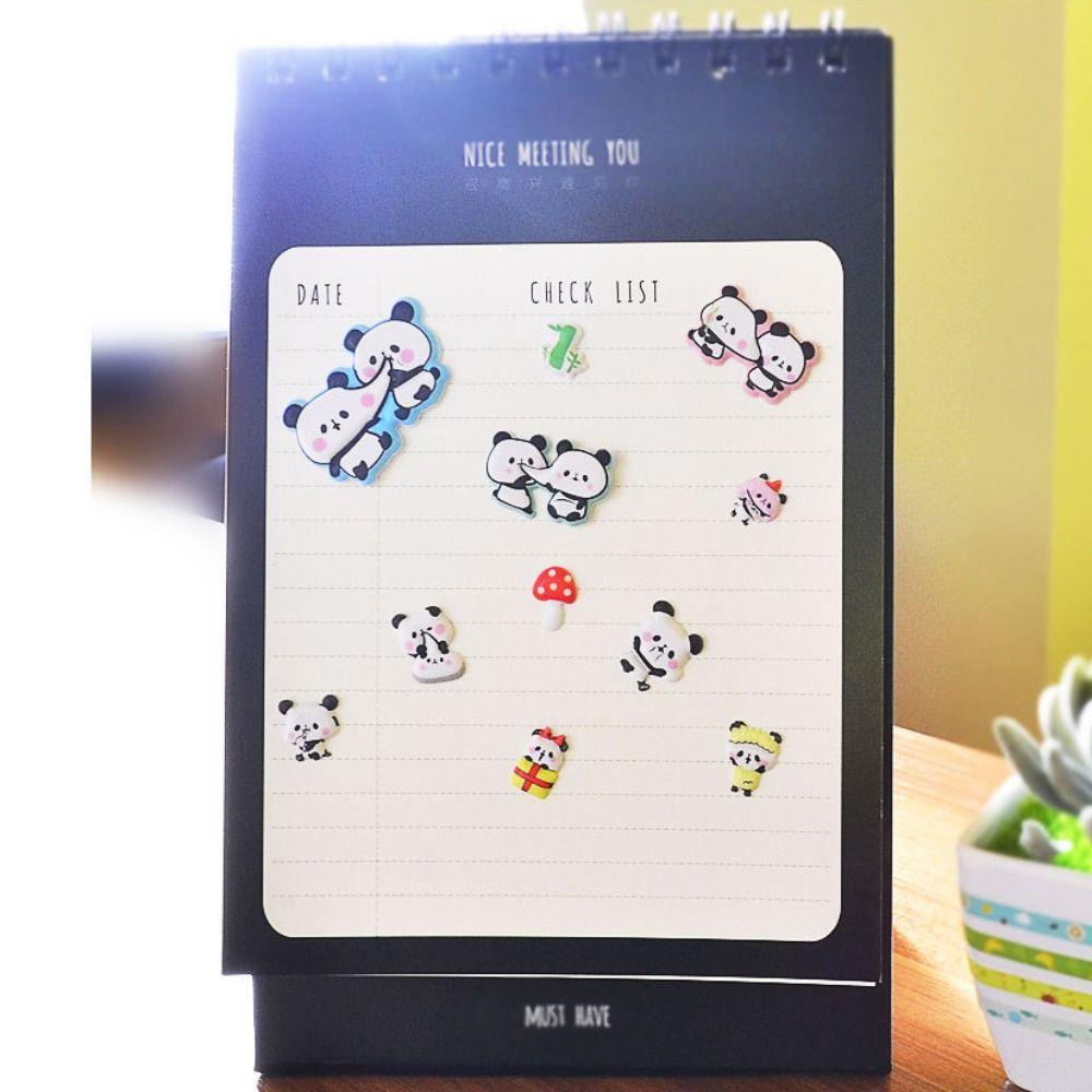 Mxbeauty Stiker Gelembung Panda, Stiker Panda Beruang Strawberry, Stiker Graffiti Tahan Air Stiker Kawaii Goo Card Lucu Untuk Skateboard Koper Bagasi Dekorasi