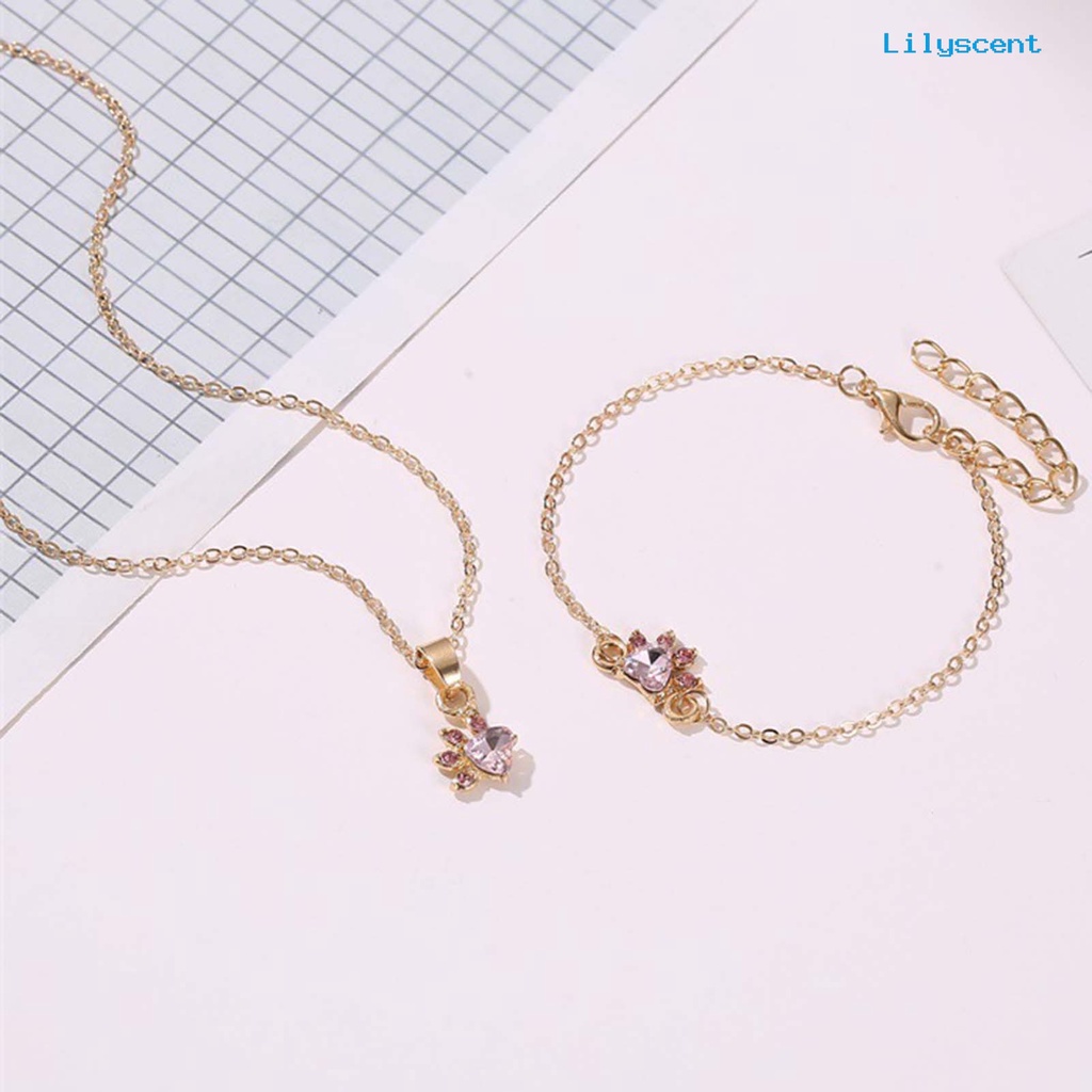 [LS]1 Set Anting Stud Pengerjaan Indah Anti-Alergi Alloy Hias Anting Kalung Gelang Cincin Untuk Pesta