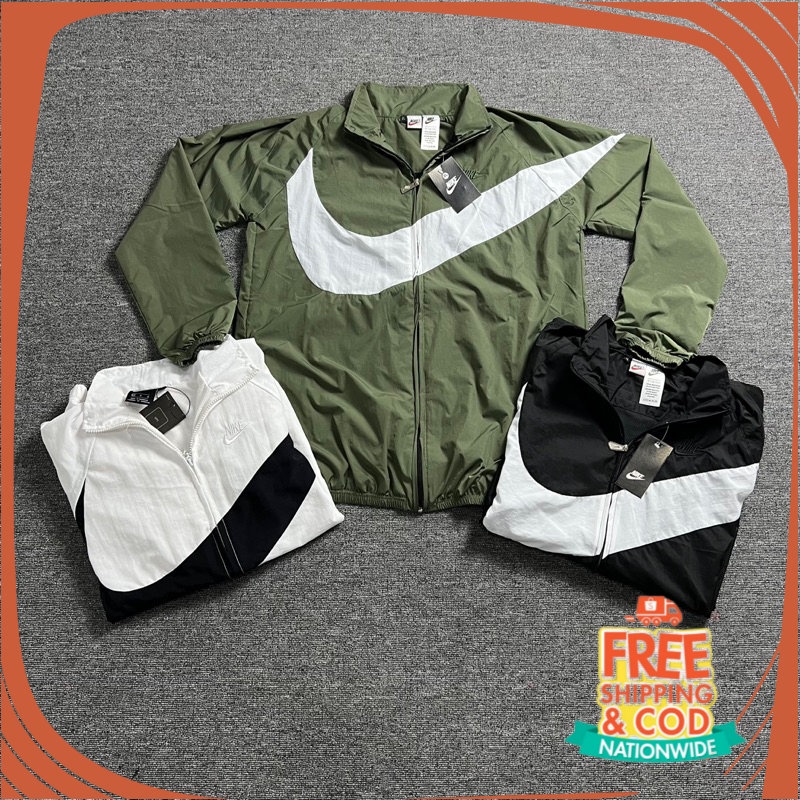 JAKET VINTAGE OOTD FESTIVAL REMAJA/ Jaket Vintage Nike Big Swoosh full teg