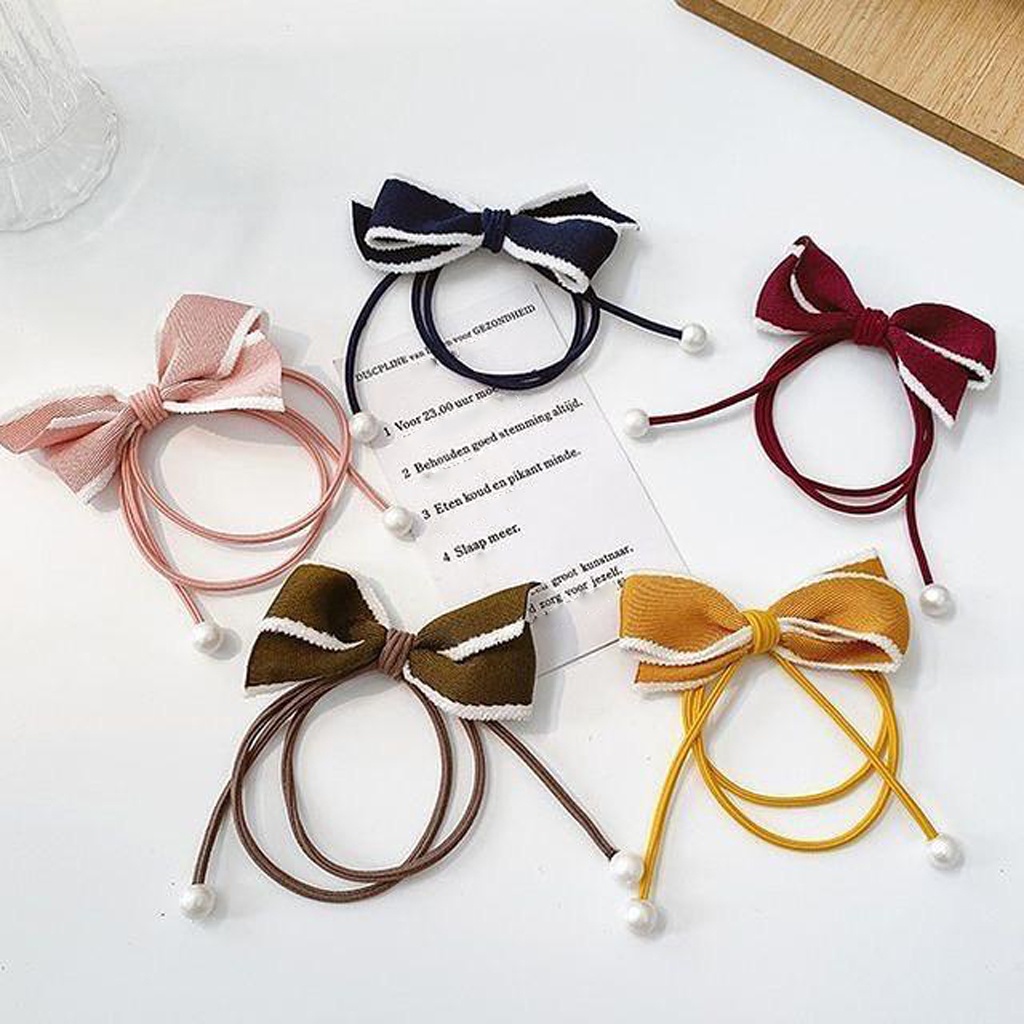 MurmerOfficial Ikat Rambut Pita Fashion Korea / Ikat Rambut Fashion Wanita / Ribbon Hair Tie / Kuncir Rambut A084