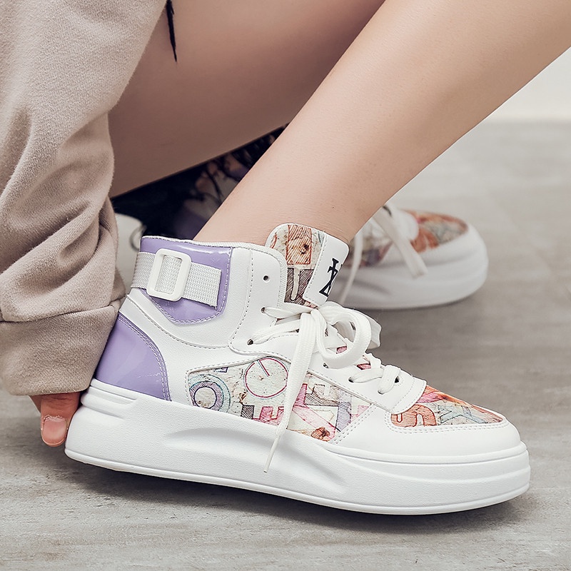 JILITU SEPATU WANITA IMPORT SNEAKERS FASHION SW-51 FREE KOTAK