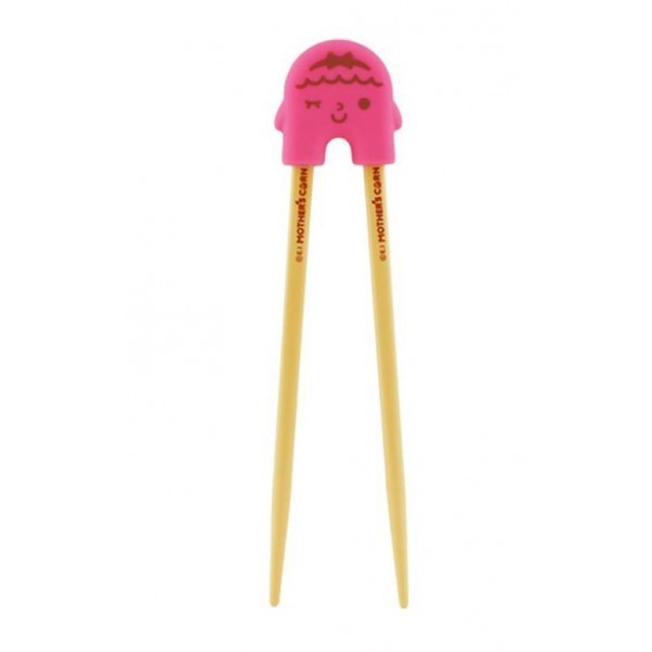 Mother's Corn Chopsticks Training Set Step 2 - Pink