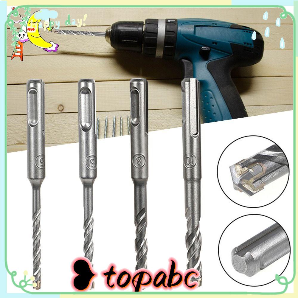 TOP Mata Bor Silang Impact Drill Multi Titik Carbide-Tipped Tahan Lama