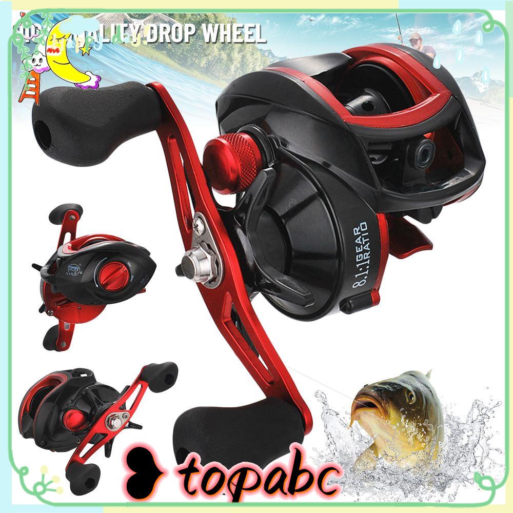 TOP Roda Tetes Air Tawar Lure Wheel Speed Ratio 8:1:1 Cup Garis