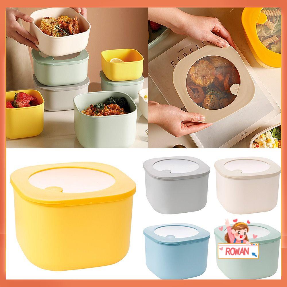 R-FLOWER Lunch Box Microwavable Untuk Pelajar Pekerja Kantor Wadah Makanan Anti Bocor