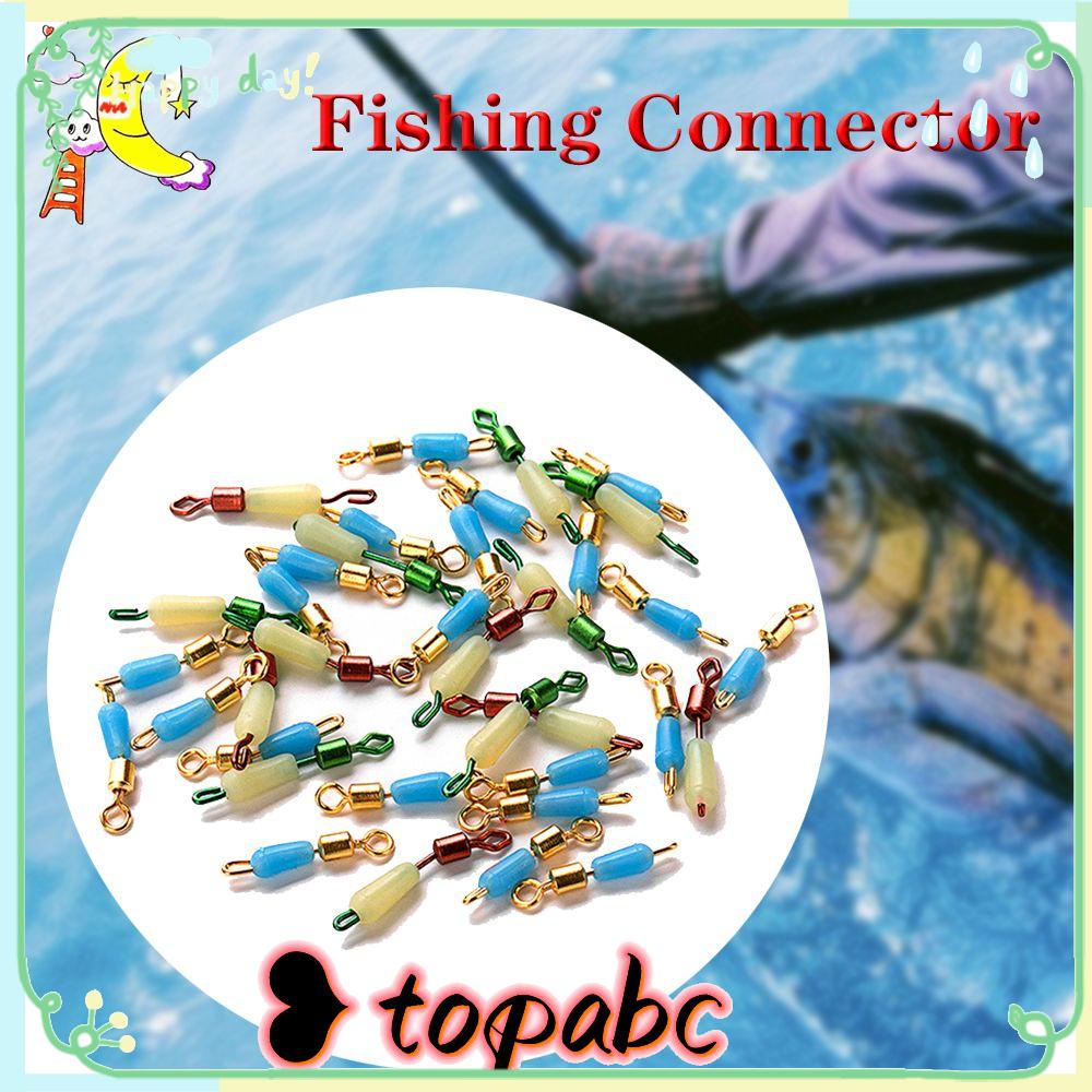 TOP 30 /20PCS /Set Konektor Memancing Berbentuk Botol Konektor Putar Quick Pin Connector Tackle Aksesoris Dikait Snap