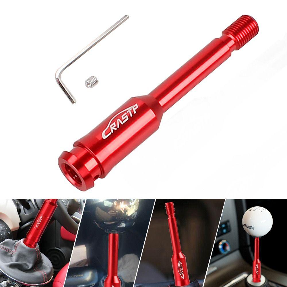 Populer Mobil Gear Shift Knob Extender, Ekstensi Tongkat Gigi Non-Slip, Paduan Aluminium Baru Tuas Lengan Headball Aksesori Otomatis Shifter Tuas Kepala Untuk Universal