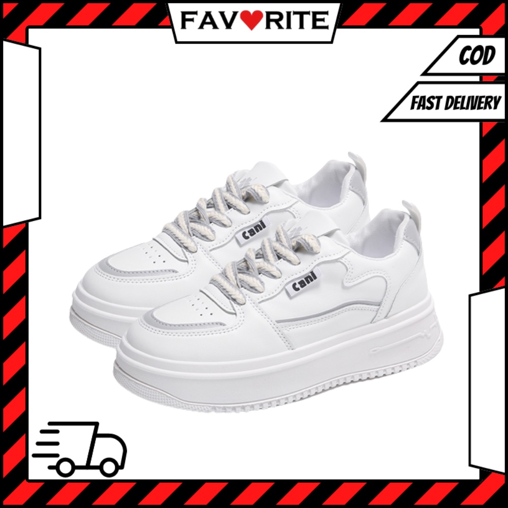 Favorite &quot;FREE BOX&quot; Nancy Sepatu Wanita Sneakers Fashion Kasual Korea Import 9228