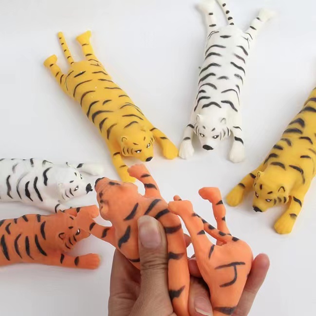 Stretch Toys Macan Mainan Tarik Anak Satisfying Toy Edukasi Anak / Squishy Tiger