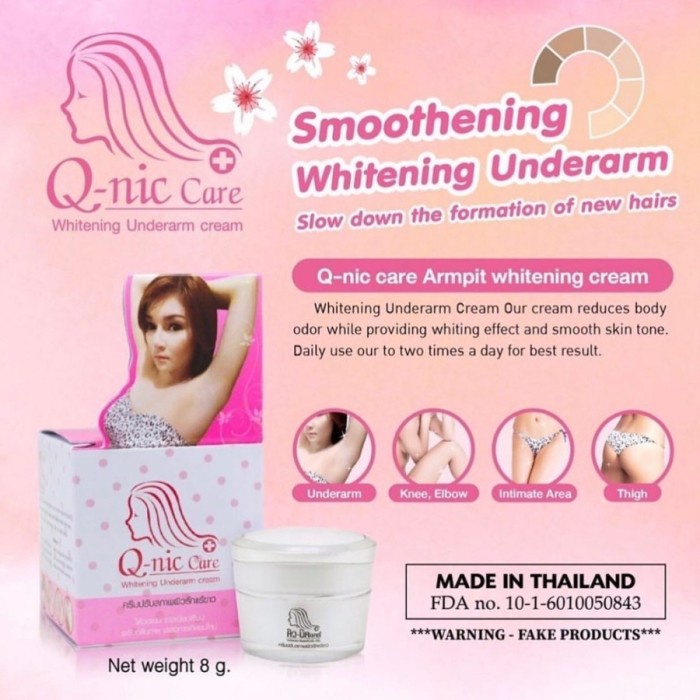 Qnic Care Whitening Underarm Cream