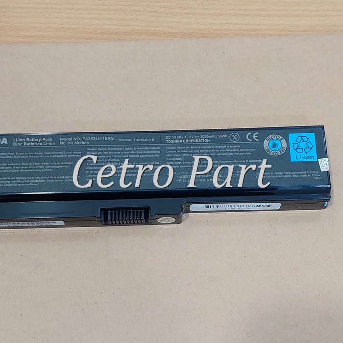 Batre Baterai Toshiba M300 M305 U400 L310 L510 L515 PA3634U-1BRM -NEW