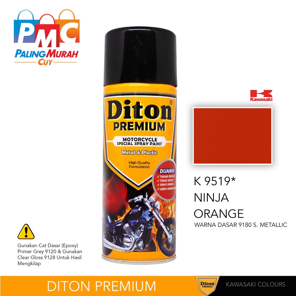 Cat Semprot DITON PREMIUM - 9519* Ninja Orange