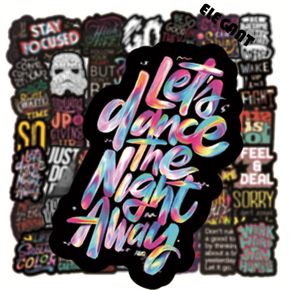 【 ELEGANT 】 Umakunspiratif umakuotes umakuticker 50 tkkkateboard kemenkumhamuitcase umakuecor asfatationery umakutickers umakuelmet stapellbum stapelraffiti umakutickers