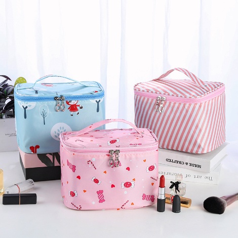 COD - T5845 Tas Kosmetik Pouch Make Up Travel / Tas Multi Fungsi / Tas Organizer / Pouch Travel Import Murah / Bag Travel Makeup