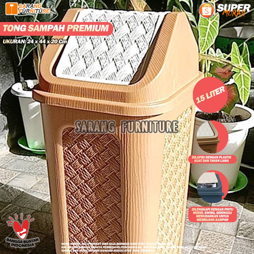 Tempat Sampah Tong Sampah SWING Tempat Sampah CLUB DBR 15L Original Dust Bin 15 Liter