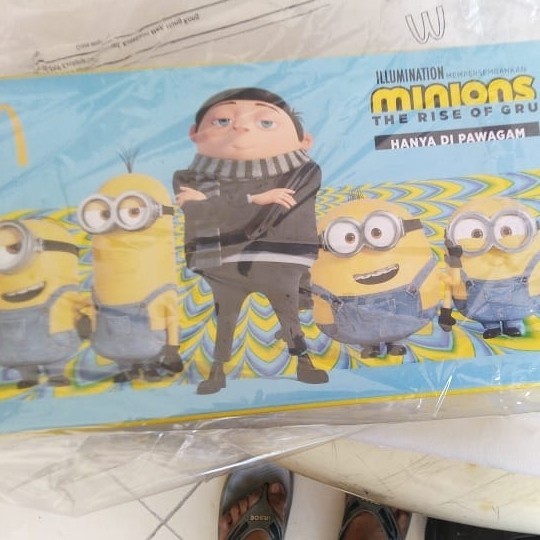 Minions Tray Mcd Minion 2022 Minnion Tempat Wadah Makanan New BNIB