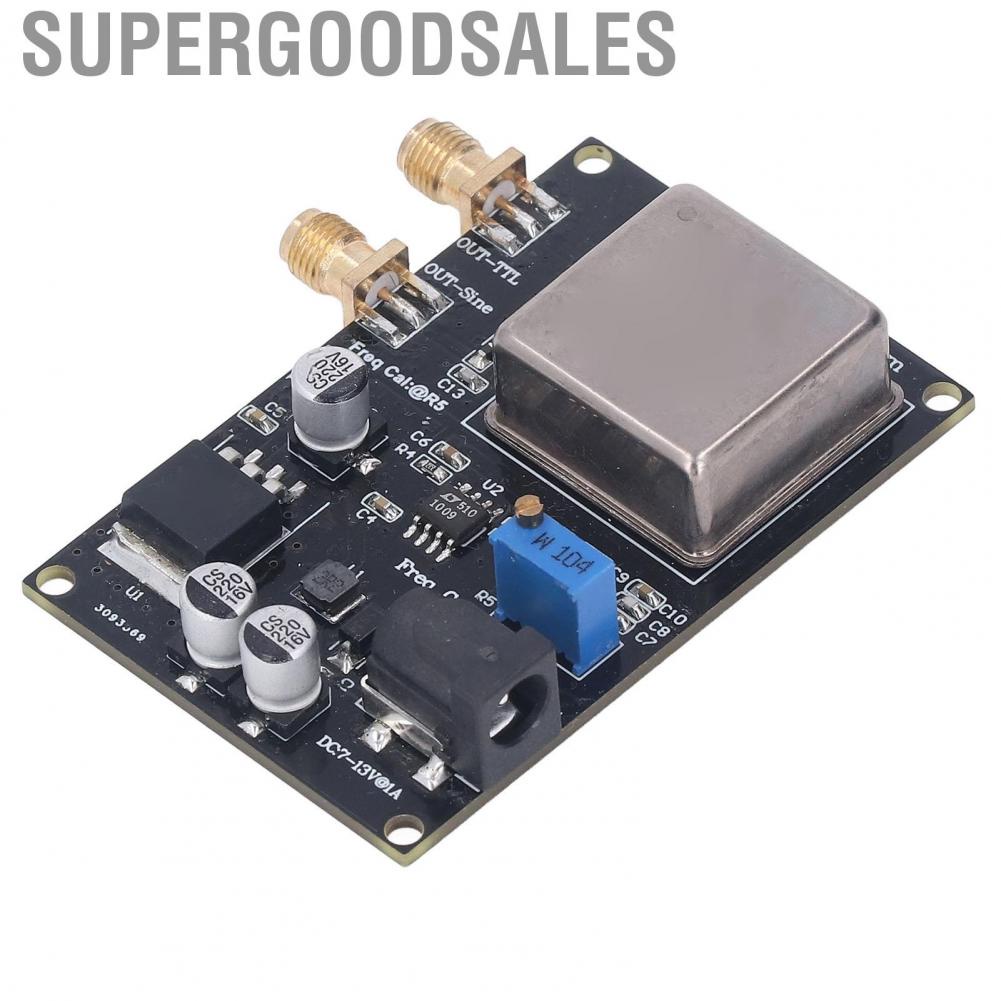 Supergoodsales Crystal Oscillator Constant Temperature Board  SMA Female Interface Multifunctional Stable Output OCXO Frequency Standard Module with Cable for Shortwave