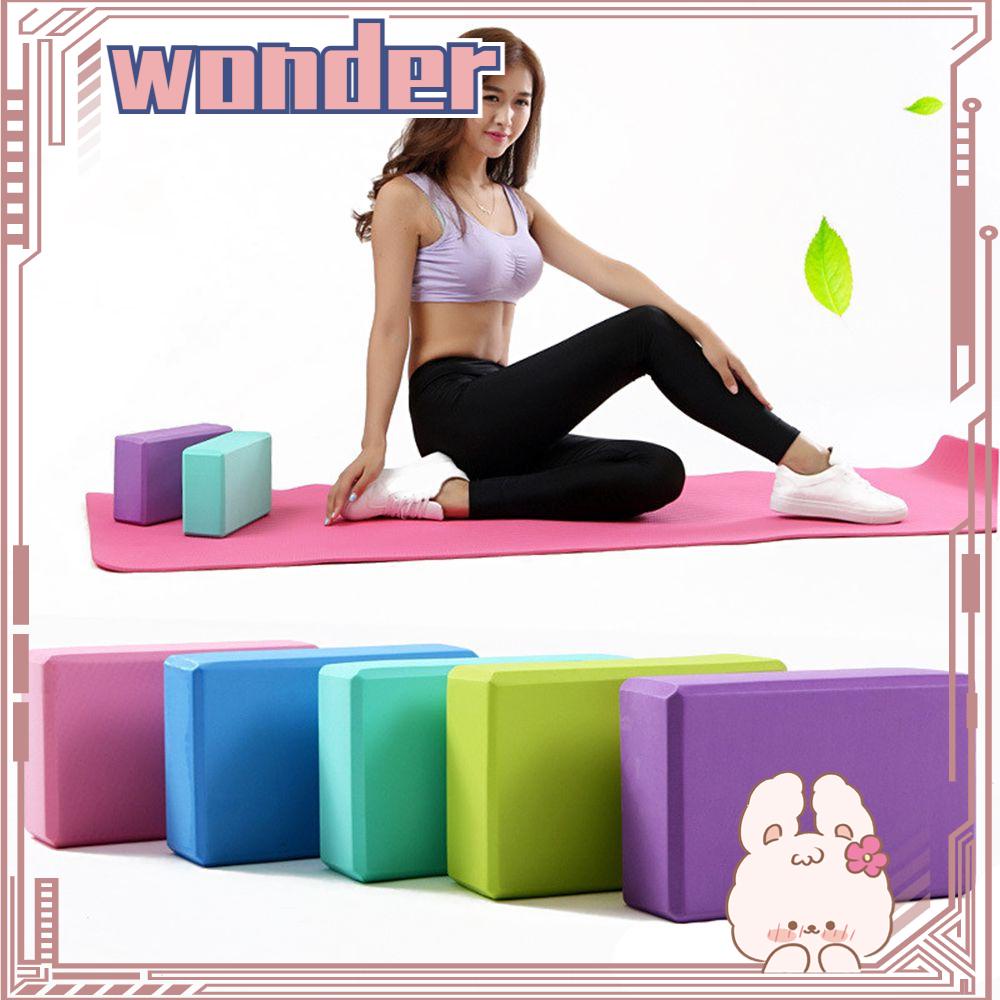 WONDER Yoga Block Brick Tahan Lama EVA Body Shaping Gym Foam