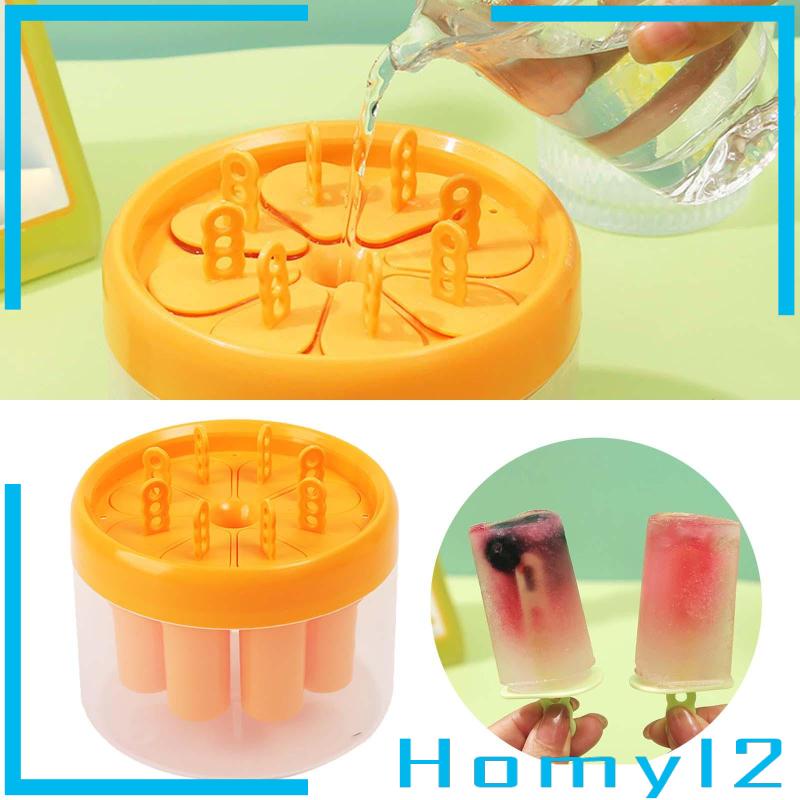 [HOMYL2] Cetakan Es Krim Dengan Stik Pelepas Mudah Perlengkapan Pesta Musim Panas Popsicles Molds