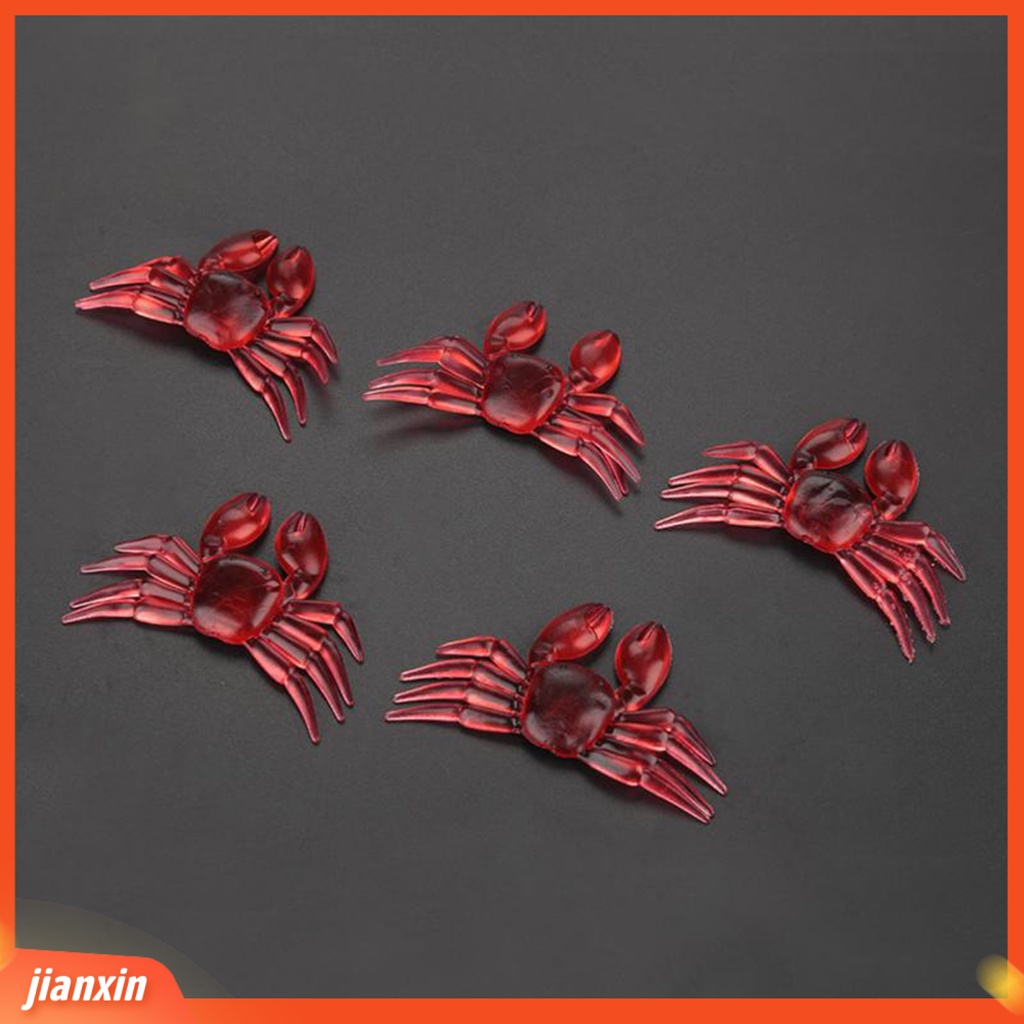 (In Stock) 8cm 8g Reusable Umpan Pancing Bentuk Kepiting Ketangguhan Kuat Portabel Realistis Umpan Buatan Untuk Pecinta Memancing