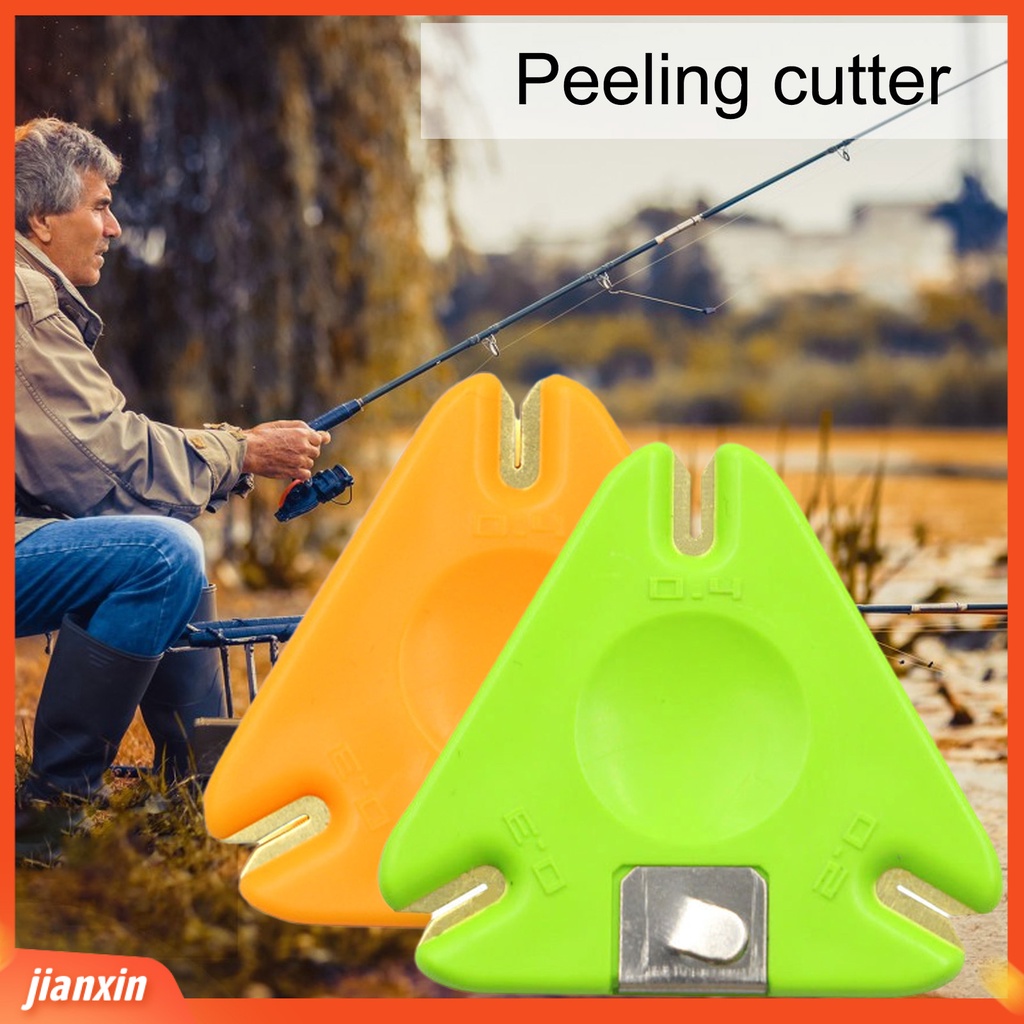 (In Stock) Alat Kupas Pancing Tahan Aus Kuat Dan Kokoh Simple Digunakan Ukuran Kecil Plastik Ringan Reusable Stainless Portable Line Cutter Fishing Tackle