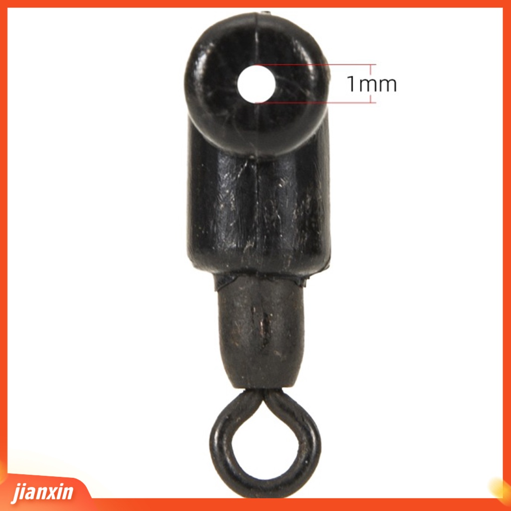 (In Stock) 10Pcs/15Pcs Solid Crimp Putar Alloy Tembaga Tahan Aus Bentuk T Lengan Putar Perlengkapan Memancing