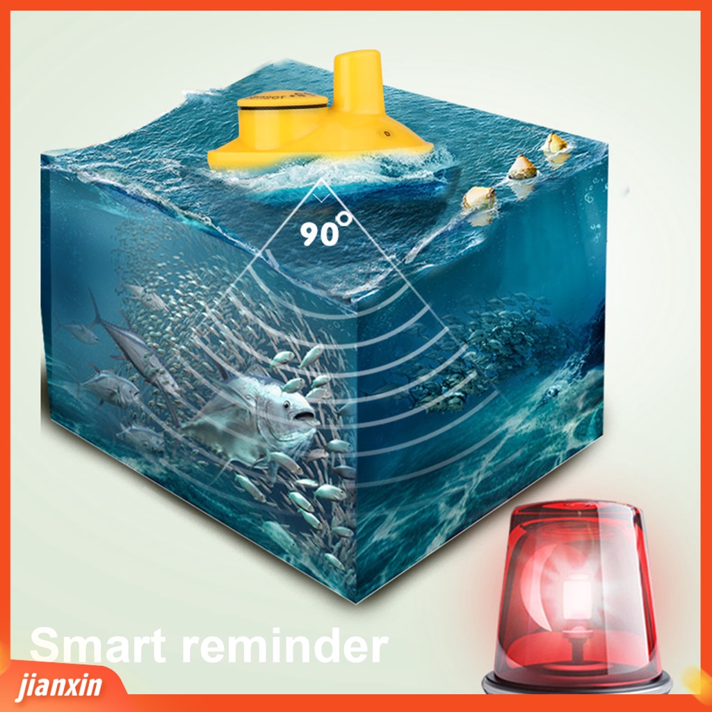 (In Stock) Alat Pencari Kedalaman Ikan Digital Display Depth Readout Akurat Portable Fish Finder Untuk Memancing Perahu