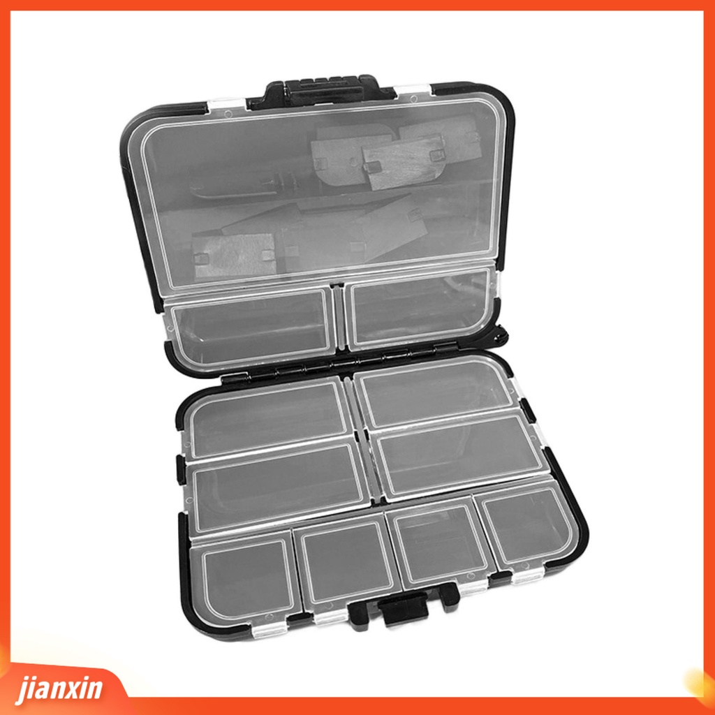 (In Stock) Kompartemen Kotak Perlengkapan Pancing Mengklasifikasikan Menyimpan Luar Ruangan Portabel 16kisi Wadah Penyimpanan Umpan Umpan Angling Aksesoris