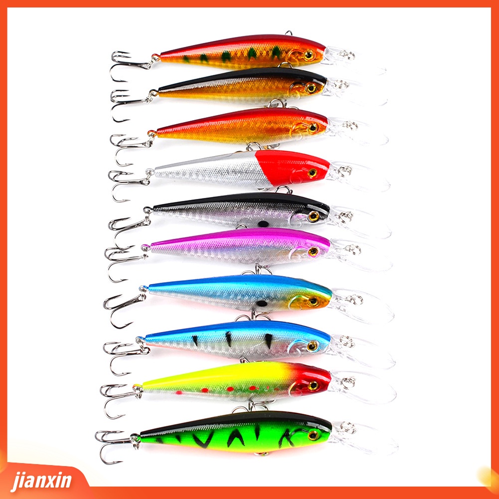 (In Stock) 11.5cm 10.5g Umpan Keras Buatan Treble Hook Memancing Umpan Swimbait Crankbait