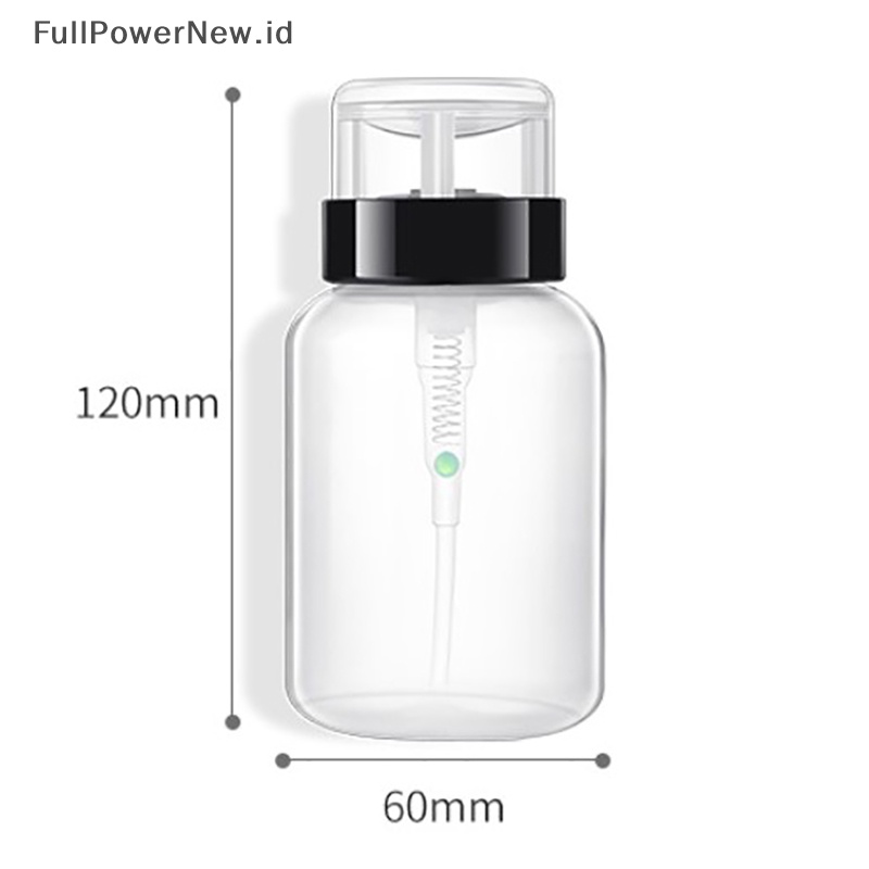 Power Botol Penghilang Kutek UV Gel Press Bottle Nail Art Clean Empty Pump Liquid ID