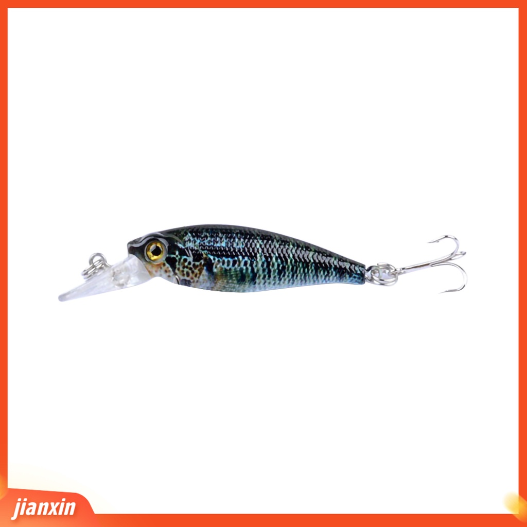 (In Stock) Colorful 3D Mata Bionic Ikan Memancing Umpan Keras Mengambang Popper Hooks Alat Umpan