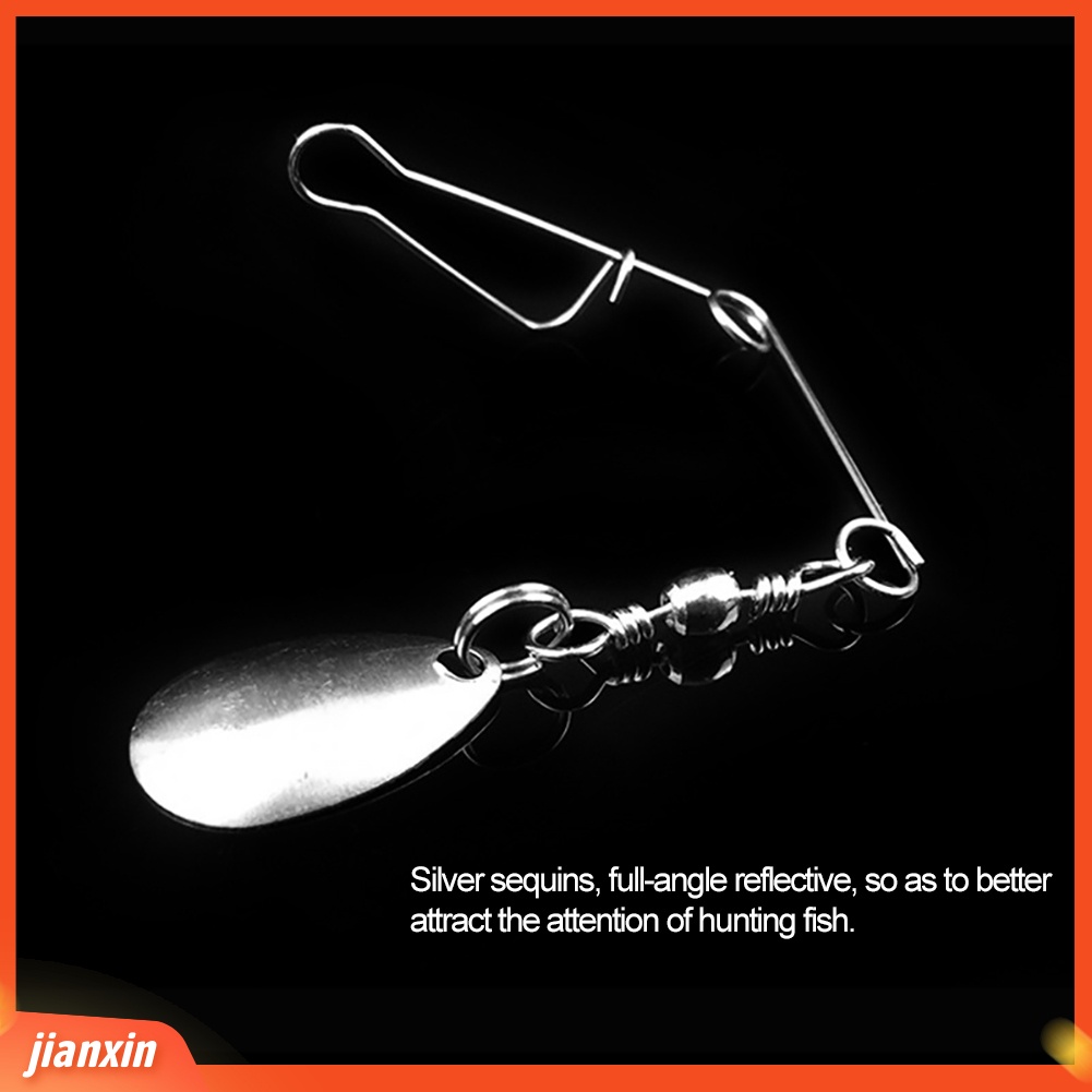 (In Stock) Stainless Steel Spinnerbait Pisau Lures Rigs Sendok Pancing Bracket Keseimbangan