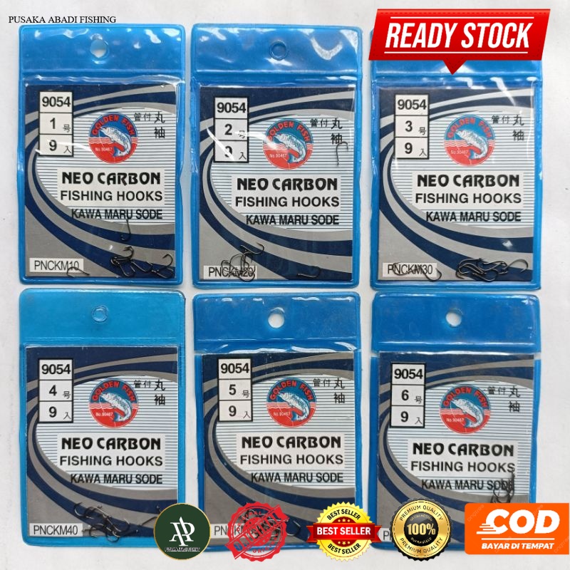 Neo carbon 9054 warna hitam - kail pancing golden fish Neo carbon 9054