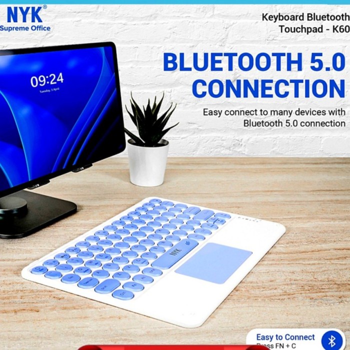 Keyboard Bluetooth Mini Touchpad NYK K60